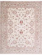 Ziegler 11' 5" X 14' 5" Hand-Knotted Wool Rug 11' 5" X 14' 5" (348 X 439) / Ivory / Grey