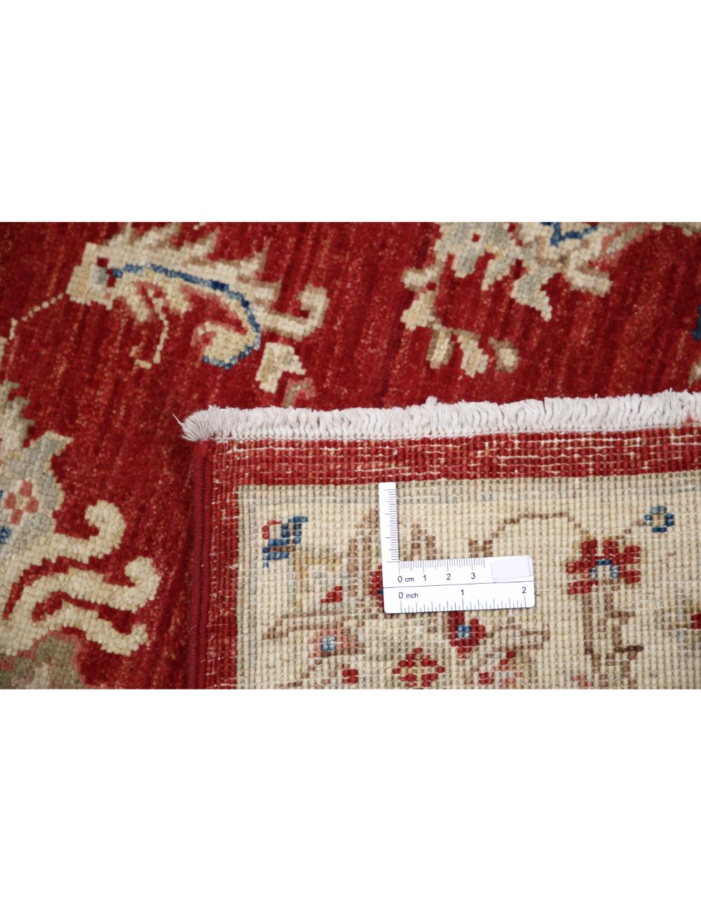 Ziegler 2' 7" X 7' 10" Hand-Knotted Wool Rug 2' 7" X 7' 10" (79 X 239) / Red / Ivory