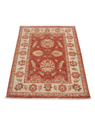 Ziegler 2' 9" X 3' 10" Hand-Knotted Wool Rug 2' 9" X 3' 10" (84 X 117) / Rust / Green