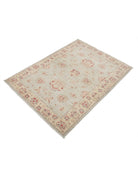 Ziegler 3' 0" X 4' 3" Hand-Knotted Wool Rug 3' 0" X 4' 3" (91 X 130) / Blue / Ivory