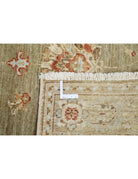 Ziegler 2' 11" X 4' 9" Hand-Knotted Wool Rug 2' 11" X 4' 9" (89 X 145) / Green / Beige