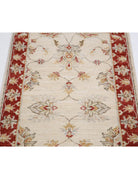 Ziegler 2' 0" X 4' 1" Hand-Knotted Wool Rug 2' 0" X 4' 1" (61 X 124) / Ivory / Red