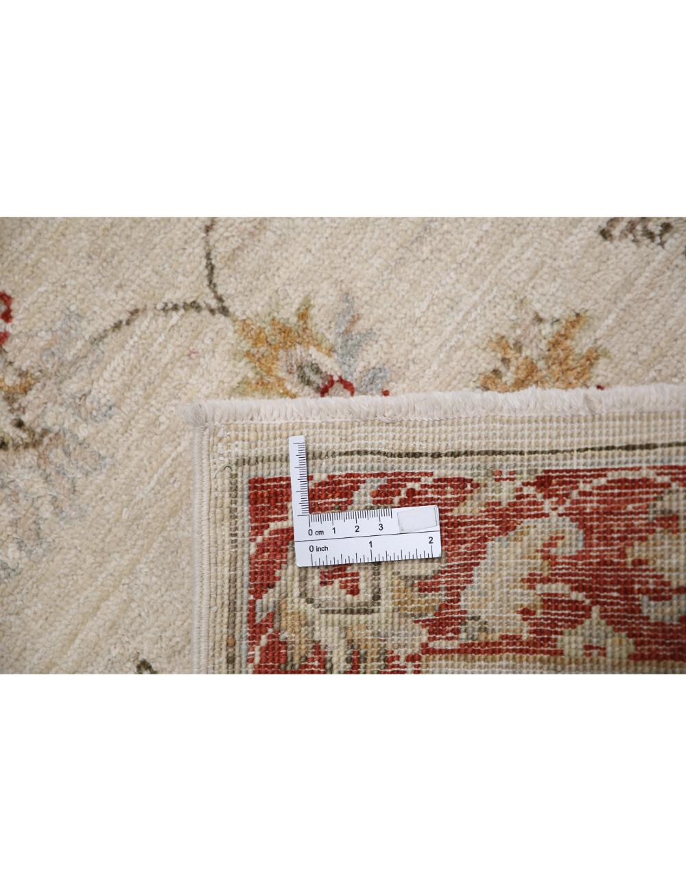 Ziegler 2' 0" X 4' 1" Hand-Knotted Wool Rug 2' 0" X 4' 1" (61 X 124) / Ivory / Red