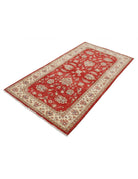 Ziegler 3' 5" X 6' 6" Hand-Knotted Wool Rug 3' 5" X 6' 6" (104 X 198) / Red / Ivory