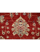 Ziegler 3' 5" X 6' 6" Hand-Knotted Wool Rug 3' 5" X 6' 6" (104 X 198) / Red / Ivory