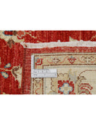 Ziegler 3' 5" X 6' 6" Hand-Knotted Wool Rug 3' 5" X 6' 6" (104 X 198) / Red / Ivory