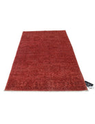 Ziegler 3' 10" X 5' 10" Hand-Knotted Wool Rug 3' 10" X 5' 10" (117 X 178) / Red / Red