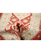 Ziegler 2' 8" X 8' 4" Hand-Knotted Wool Rug 2' 8" X 8' 4" (81 X 254) / Red / Ivory