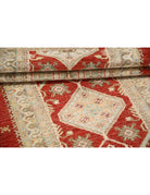 Ziegler 2' 8" X 8' 4" Hand-Knotted Wool Rug 2' 8" X 8' 4" (81 X 254) / Red / Ivory