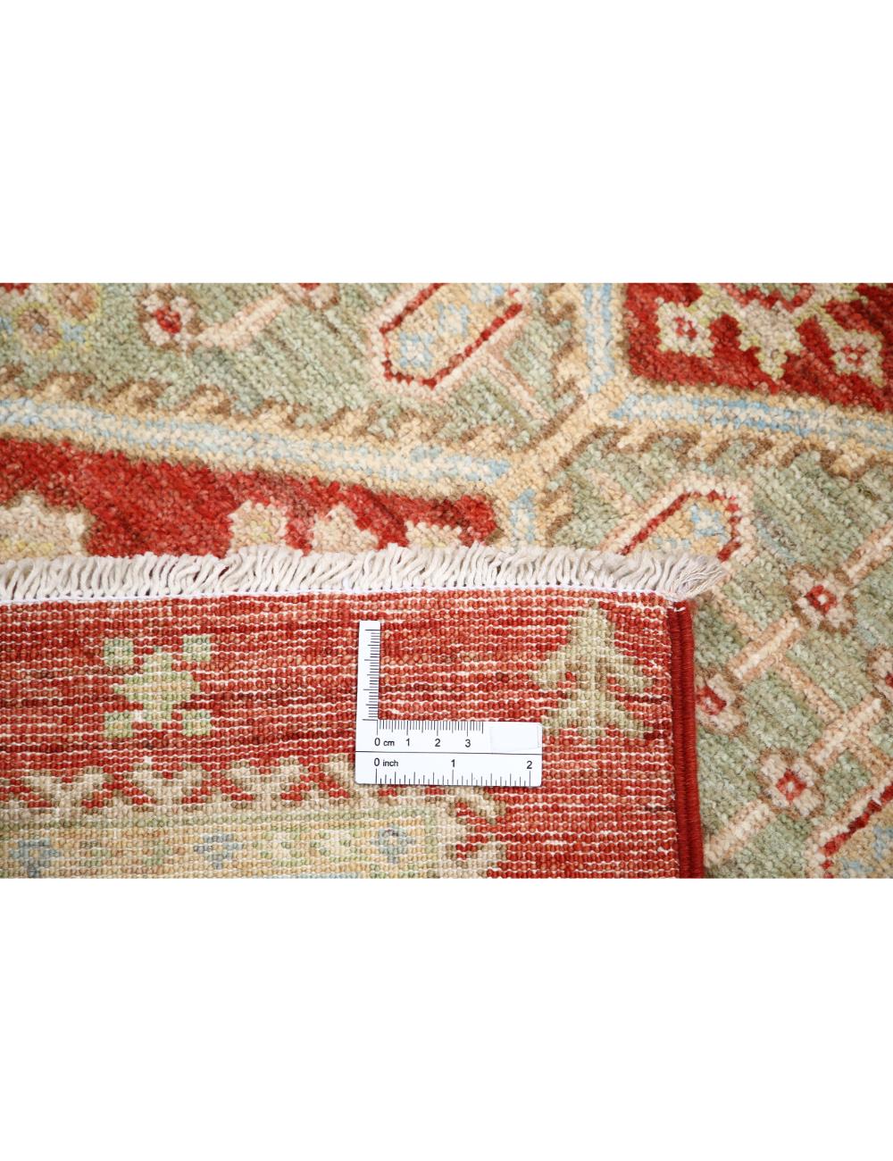 Ziegler 2' 8" X 8' 4" Hand-Knotted Wool Rug 2' 8" X 8' 4" (81 X 254) / Red / Ivory