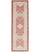 Ziegler 2' 8" X 8' 4" Hand-Knotted Wool Rug 2' 8" X 8' 4" (81 X 254) / Red / Ivory