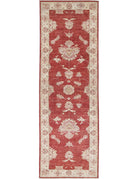 Ziegler 2' 7" X 8' 4" Hand-Knotted Wool Rug 2' 7" X 8' 4" (79 X 254) / Red / Ivory