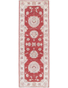 Ziegler 2' 0" X 5' 11" Hand-Knotted Wool Rug 2' 0" X 5' 11" (61 X 180) / Red / Ivory