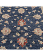 Ziegler 3' 11" X 6' 2" Hand-Knotted Wool Rug 3' 11" X 6' 2" (119 X 188) / Blue / Ivory