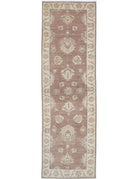 Ziegler 2' 4" X 8' 6" Hand-Knotted Wool Rug 2' 4" X 8' 6" (71 X 259) / Brown / Ivory