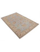 Ziegler 3' 11" X 5' 9" Hand-Knotted Wool Rug 3' 11" X 5' 9" (119 X 175) / Blue / Ivory