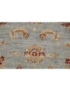 Ziegler 3' 11" X 5' 9" Hand-Knotted Wool Rug 3' 11" X 5' 9" (119 X 175) / Blue / Ivory