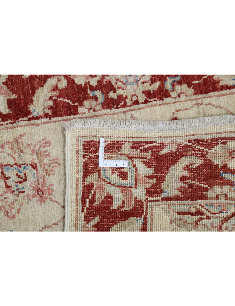 Ziegler 2' 0" X 5' 10" Hand-Knotted Wool Rug 2' 0" X 5' 10" (61 X 178) / Ivory / Red