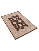 Ziegler 2' 10" X 4' 1" Hand-Knotted Wool Rug 2' 10" X 4' 1" (86 X 124) / Brown / Grey