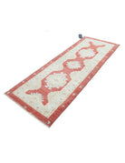 Ziegler 2' 9" X 7' 8" Hand-Knotted Wool Rug 2' 9" X 7' 8" (84 X 234) / Red / Ivory