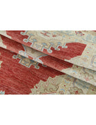 Ziegler 2' 9" X 7' 8" Hand-Knotted Wool Rug 2' 9" X 7' 8" (84 X 234) / Red / Ivory