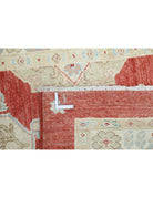 Ziegler 2' 9" X 7' 8" Hand-Knotted Wool Rug 2' 9" X 7' 8" (84 X 234) / Red / Ivory