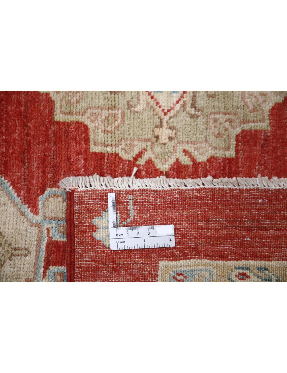 Ziegler 2' 9" X 7' 8" Hand-Knotted Wool Rug 2' 9" X 7' 8" (84 X 234) / Red / Ivory