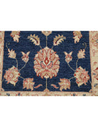 Ziegler 2' 7" X 4' 4" Hand-Knotted Wool Rug 2' 7" X 4' 4" (79 X 132) / Blue / Ivory