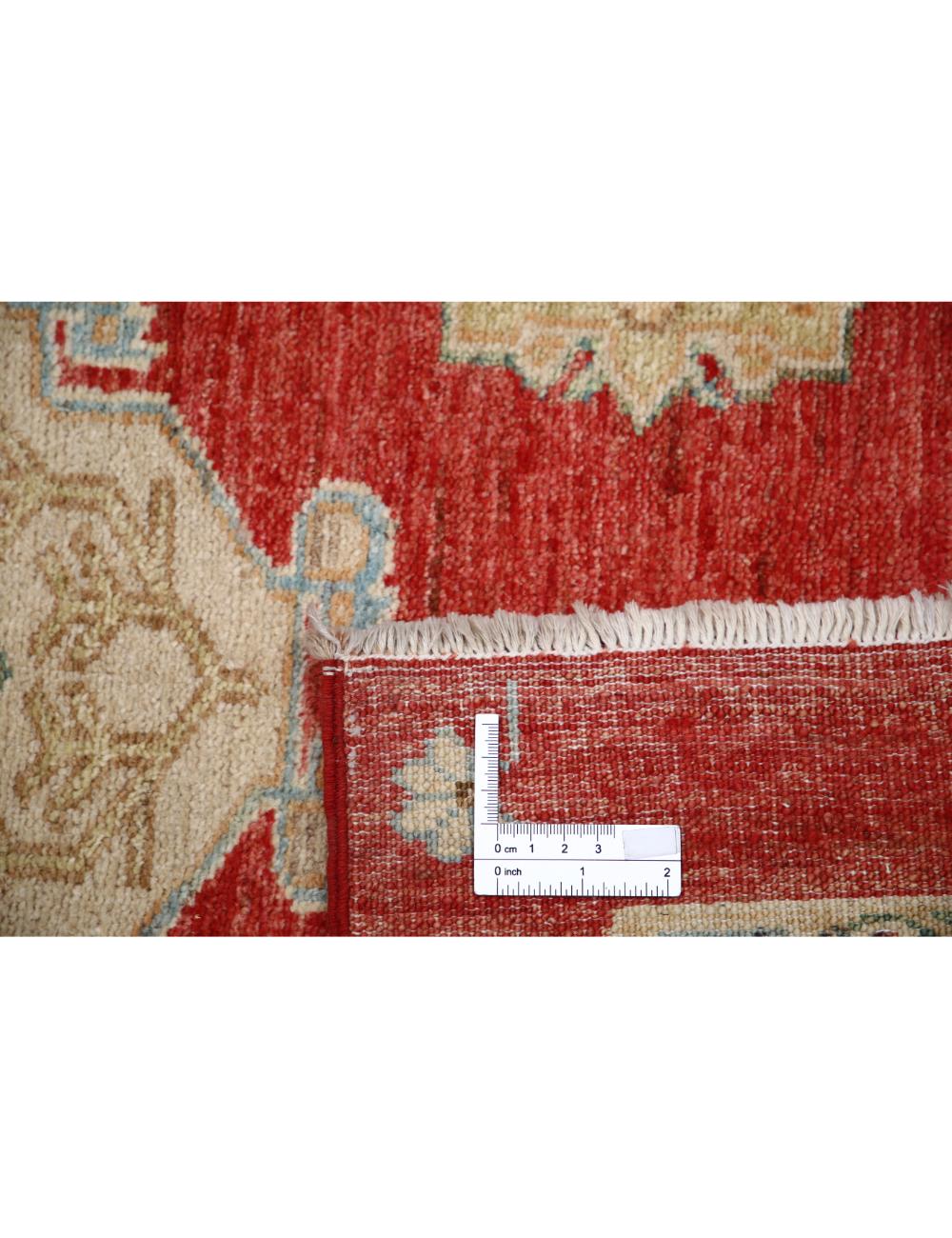 Ziegler 2' 11" X 7' 9" Hand-Knotted Wool Rug 2' 11" X 7' 9" (89 X 236) / Red / Ivory