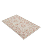 Ziegler 2' 7" X 4' 3" Hand-Knotted Wool Rug 2' 7" X 4' 3" (79 X 130) / Ivory / Red