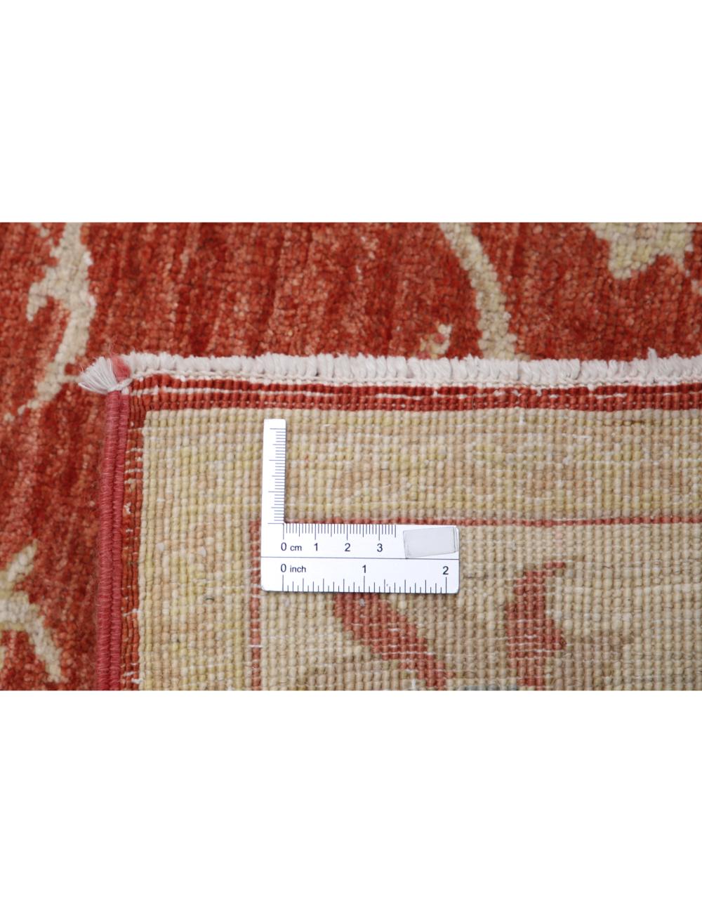 Ziegler 2' 8" X 4' 7" Hand-Knotted Wool Rug 2' 8" X 4' 7" (81 X 140) / Red / Ivory