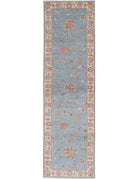 Ziegler 2' 6" X 9' 9" Hand-Knotted Wool Rug 2' 6" X 9' 9" (76 X 297) / Blue / Ivory