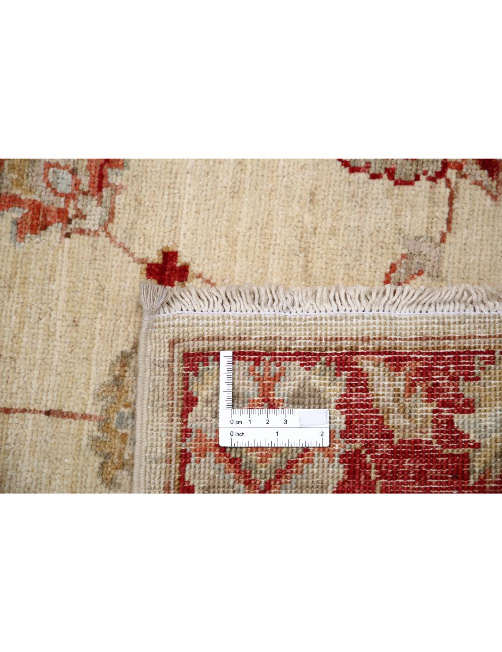 Ziegler 2' 7" X 8' 4" Hand-Knotted Wool Rug 2' 7" X 8' 4" (79 X 254) / Ivory / Red