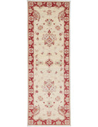 Ziegler 2' 7" X 8' 4" Hand-Knotted Wool Rug 2' 7" X 8' 4" (79 X 254) / Ivory / Red