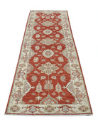 Ziegler 2' 7" X 8' 0" Hand-Knotted Wool Rug 2' 7" X 8' 0" (79 X 244) / Red / Ivory