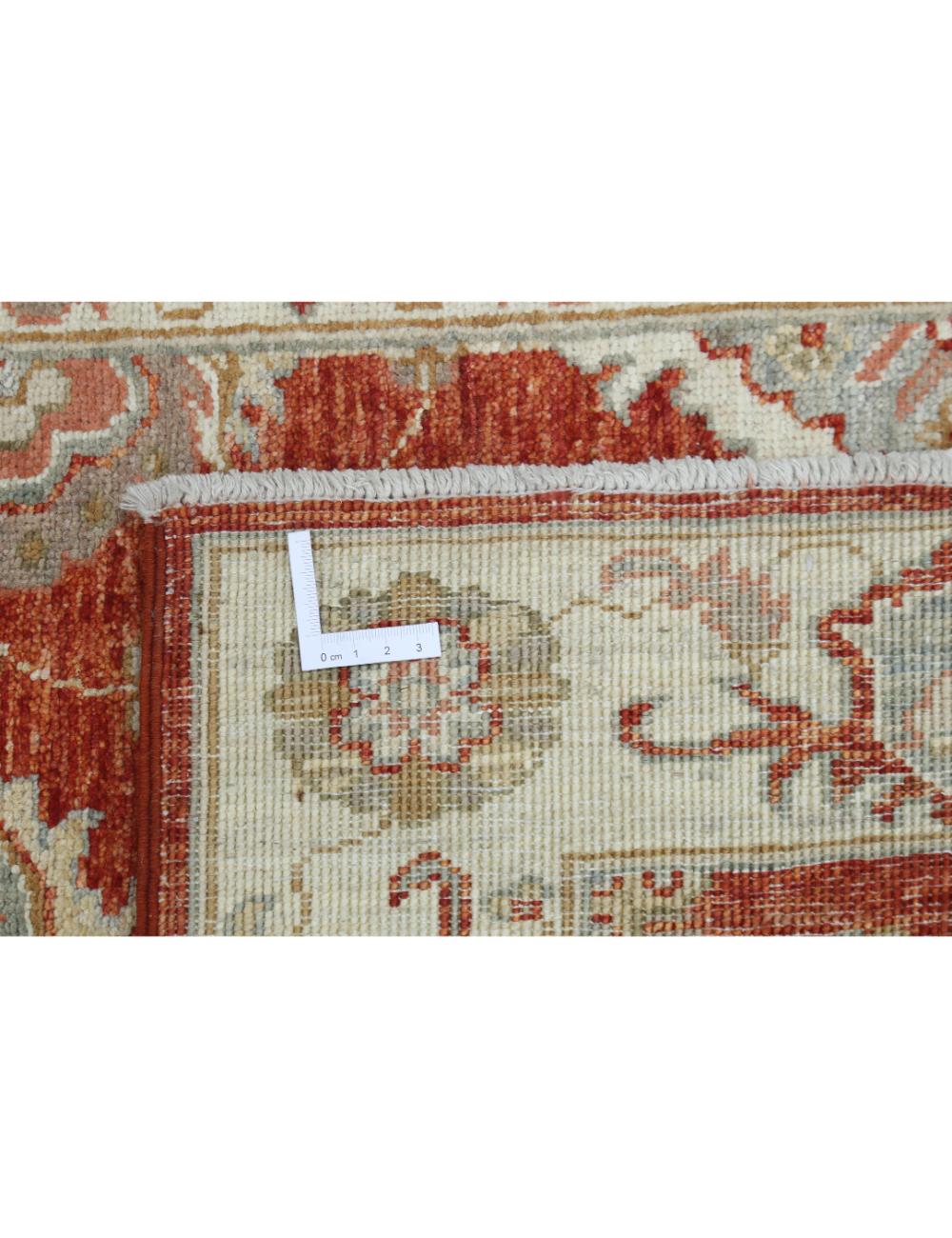 Ziegler 2' 7" X 8' 0" Hand-Knotted Wool Rug 2' 7" X 8' 0" (79 X 244) / Red / Ivory