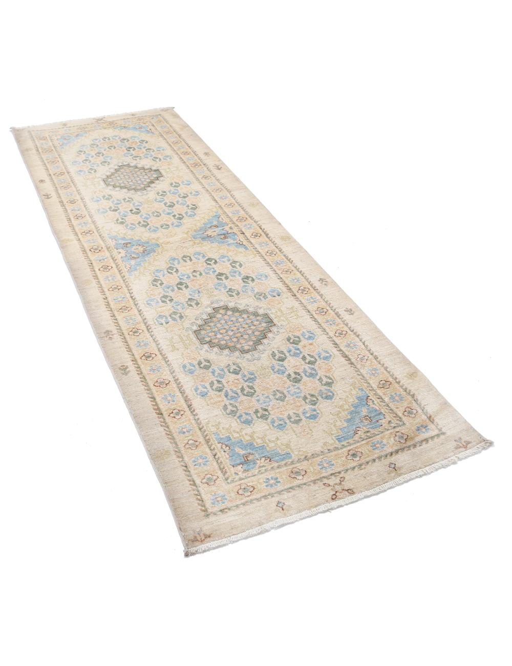 Ziegler 2' 9" X 8' 0" Hand-Knotted Wool Rug 2' 9" X 8' 0" (84 X 244) / Ivory / Beige