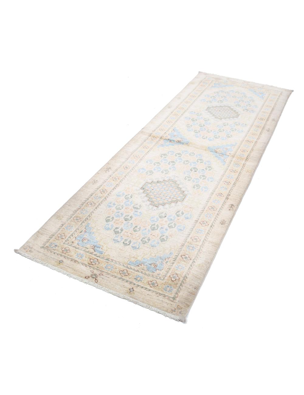 Ziegler 2' 9" X 8' 0" Hand-Knotted Wool Rug 2' 9" X 8' 0" (84 X 244) / Ivory / Beige