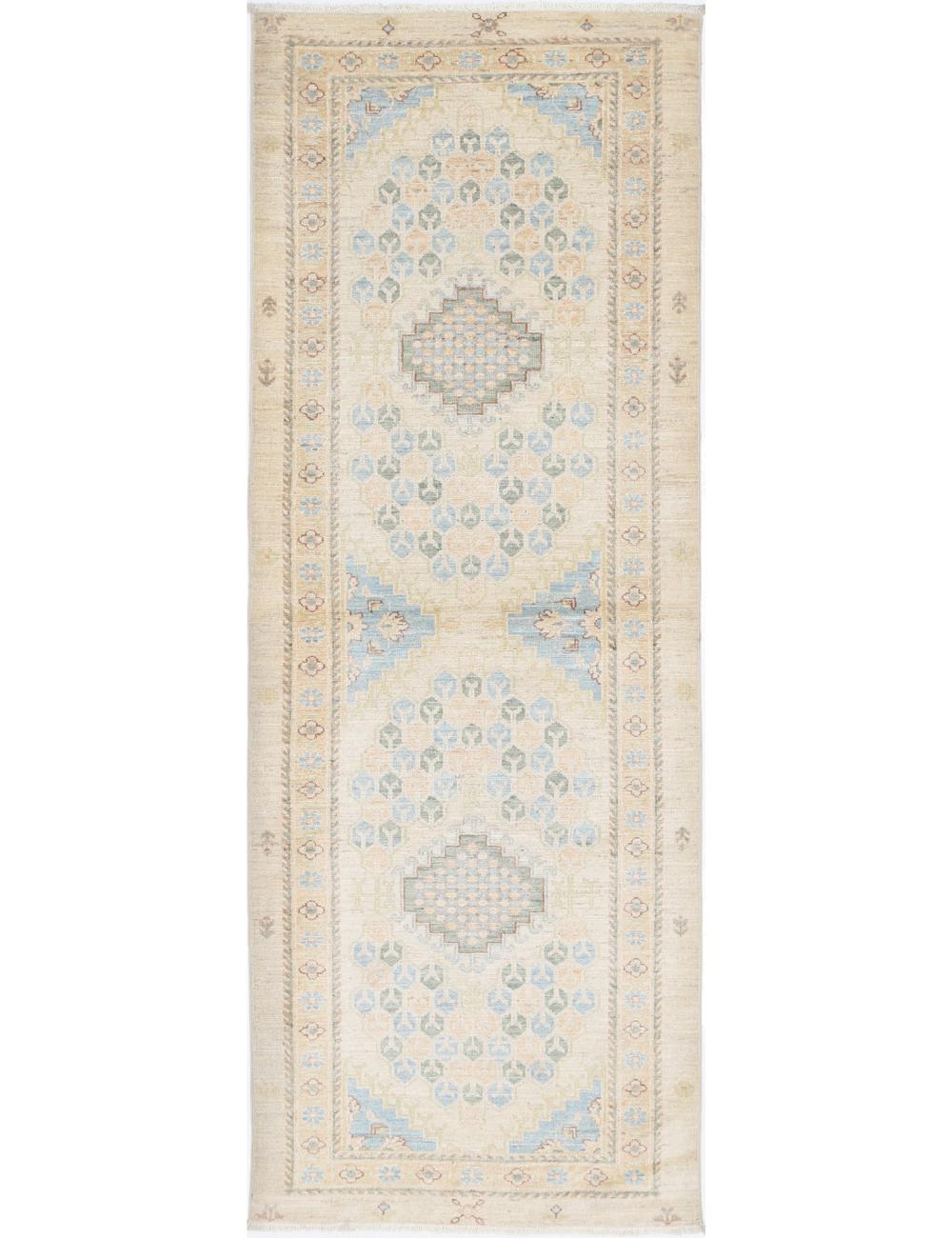 Ziegler 2' 9" X 8' 0" Hand-Knotted Wool Rug 2' 9" X 8' 0" (84 X 244) / Ivory / Beige