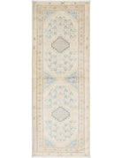 Ziegler 2' 9" X 8' 0" Hand-Knotted Wool Rug 2' 9" X 8' 0" (84 X 244) / Ivory / Beige