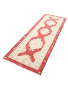 Ziegler 2' 9" X 7' 8" Hand-Knotted Wool Rug 2' 9" X 7' 8" (84 X 234) / Red / Ivory