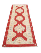 Ziegler 2' 9" X 7' 8" Hand-Knotted Wool Rug 2' 9" X 7' 8" (84 X 234) / Red / Ivory