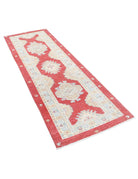 Ziegler 2' 8" X 7' 9" Hand-Knotted Wool Rug 2' 8" X 7' 9" (81 X 236) / Red / Ivory