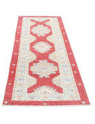 Ziegler 2' 8" X 7' 9" Hand-Knotted Wool Rug 2' 8" X 7' 9" (81 X 236) / Red / Ivory