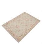 Ziegler 2' 11" X 4' 3" Hand-Knotted Wool Rug 2' 11" X 4' 3" (89 X 130) / Blue / Ivory