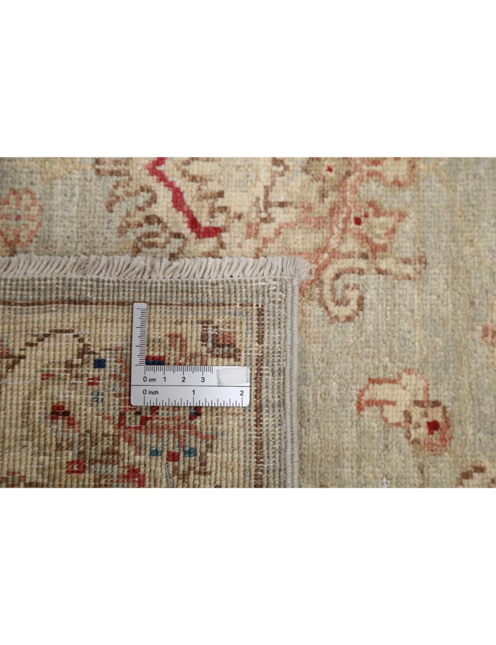 Ziegler 2' 11" X 4' 3" Hand-Knotted Wool Rug 2' 11" X 4' 3" (89 X 130) / Blue / Ivory