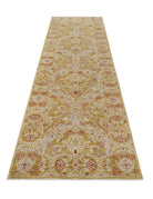 Ziegler 3' 1" X 9' 8" Hand-Knotted Wool Rug 3' 1" X 9' 8" (94 X 295) / Gold / Ivory