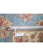 Ziegler 2' 8" X 8' 3" Hand-Knotted Wool Rug 2' 8" X 8' 3" (81 X 251) / Blue / Ivory