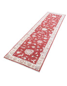 Ziegler 2' 8" X 9' 9" Hand-Knotted Wool Rug 2' 8" X 9' 9" (81 X 297) / Red / Ivory