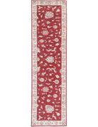 Ziegler 2' 8" X 9' 9" Hand-Knotted Wool Rug 2' 8" X 9' 9" (81 X 297) / Red / Ivory